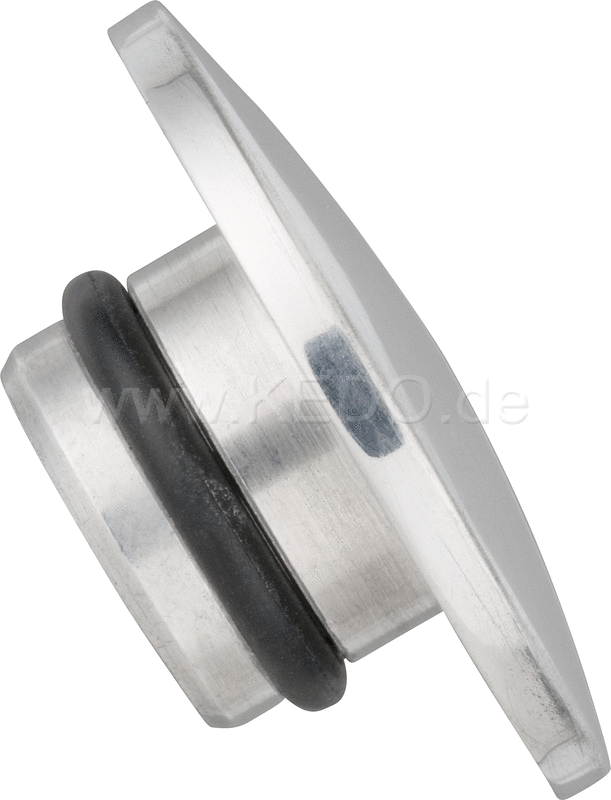 Kedo Fork Top Nut Cover Set  1 pair  polished aluminum including O-rings | 30351