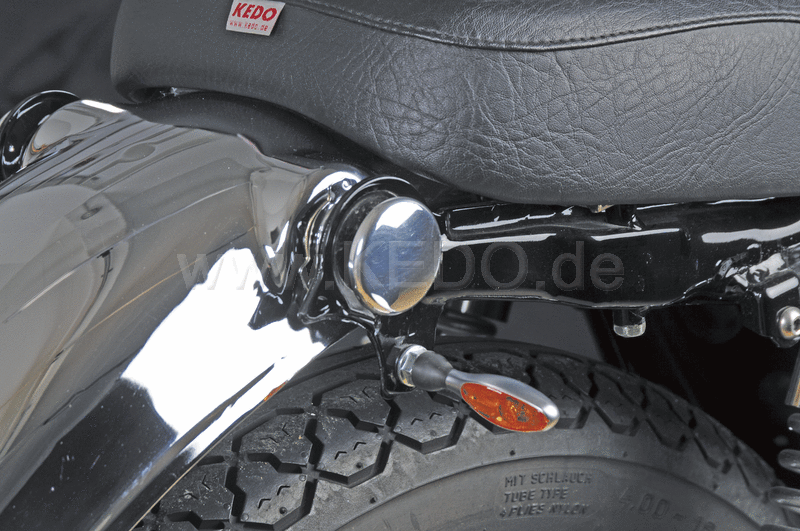 Kedo Rear Frame cover set  polished aluminum  1 Pair | 30618