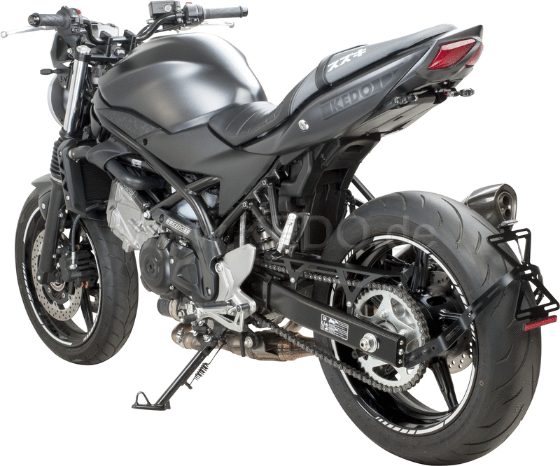 Kedo Competition Chain Guard  black plastic-coated aluminum  including mounting material. | 30727