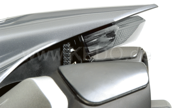 Kedo Competition' License Plate Holder  complete with LED Taillight  Clear Lens (New 2014 Series with Brighter Taillight) | 30815