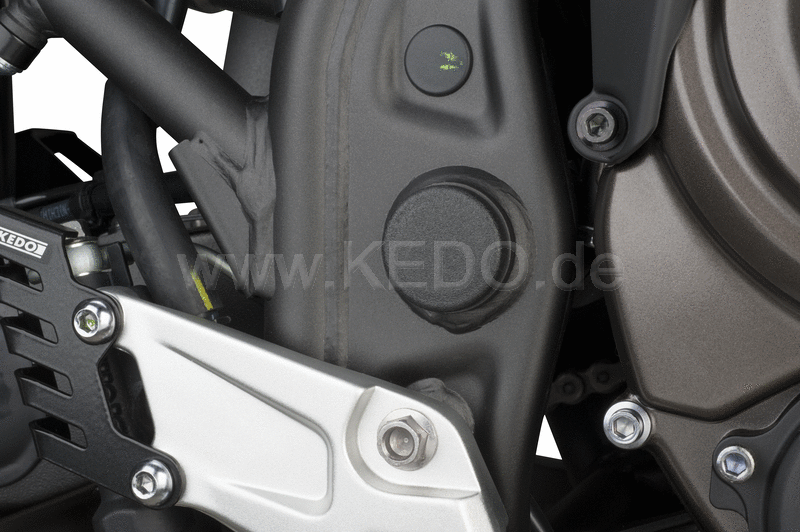 Kedo T700 Frame Cover Caps Plugs  closes the openings of the swing arm mount in the frame  one piece may be needed twice (LH + RH) | 30980