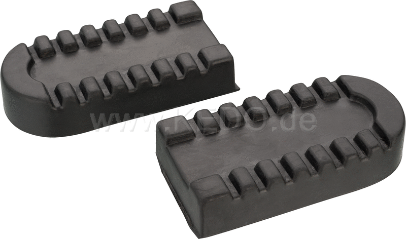 Kedo Replacement Rubber for Front Foot rest  1 Pair OEM reference # 3LD-27413-00 | 31046
