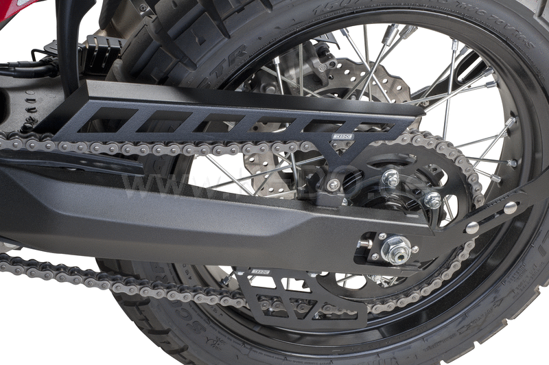 Kedo T7 Chain Guide Pure  aluminum black plastic coated  incl mounting material. | 31048