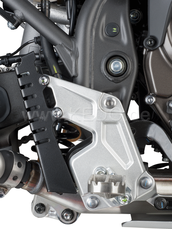 Kedo T7 Cover for Rear Brake Master Cylinder Full  2mm aluminum black coated  offers reliable protection  easy installation  ready for mounting | 31051