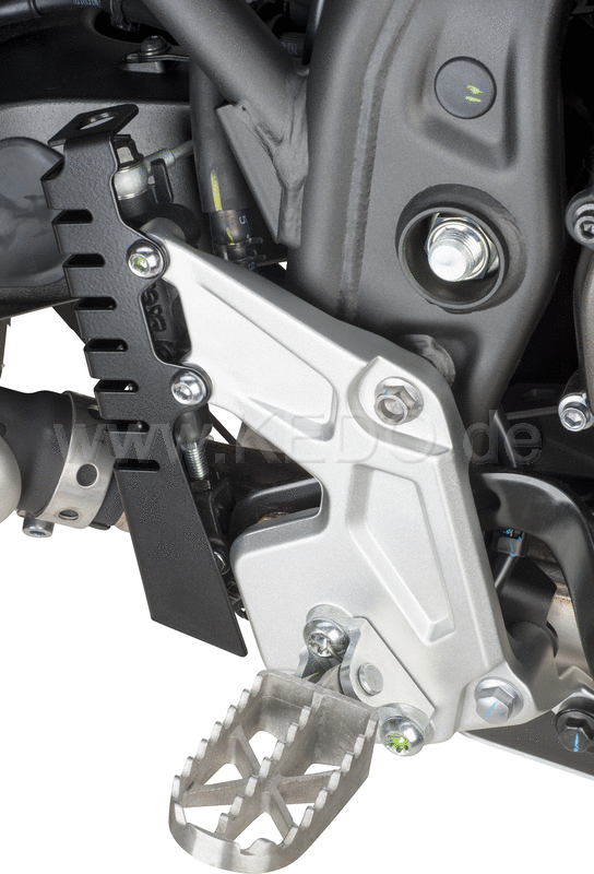 Kedo T7 Cover for Rear Brake Master Cylinder Full  2mm aluminum black coated  offers reliable protection  easy installation  ready for mounting | 31051
