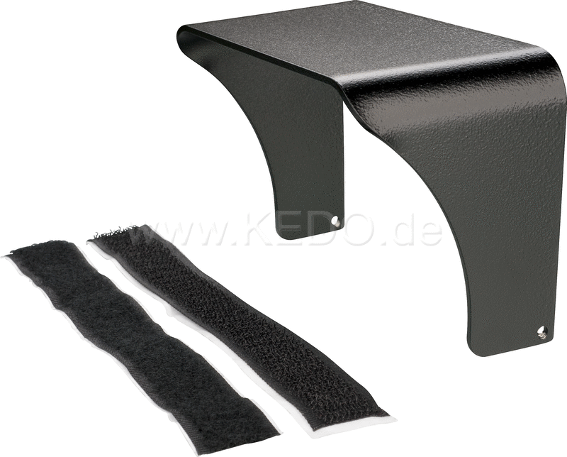 Kedo T7 cockpit Glareshield  aluminum 2mm black coated  easy to handle velcro attachment | 31054
