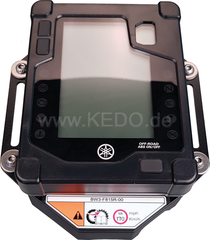 Kedo X-Sheet  base plate for cockpit extensions / brackets  delivery Including 2 mounting plates  stainless steel black coated | 31057