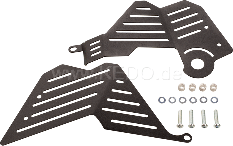 Kedo T7 Aluminum Side Cover Set left + right  closing the gap between visually engine and fairing left and right  including mounting material. | 31071