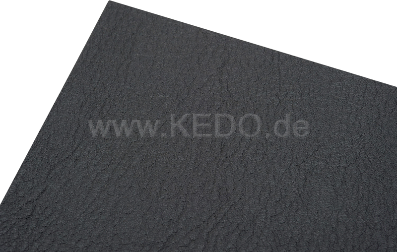 Kedo Daytona Seat Repair stickers  black matte grained  1 piece  size approx. 110x170mm | 31343