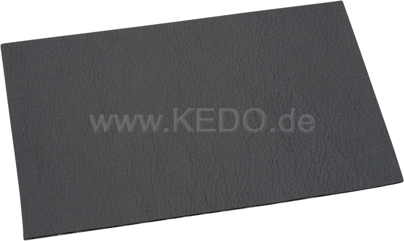 Kedo Daytona Seat Repair stickers  black matte grained  1 piece  size approx. 110x170mm | 31343