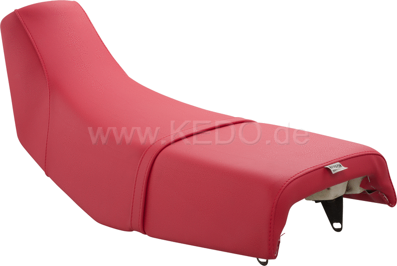 Kedo Seat Cover  red  grained surface + color similar to the original  OEM reference # 43F-24731-00  matching seat belt see item 31347R | 31346R