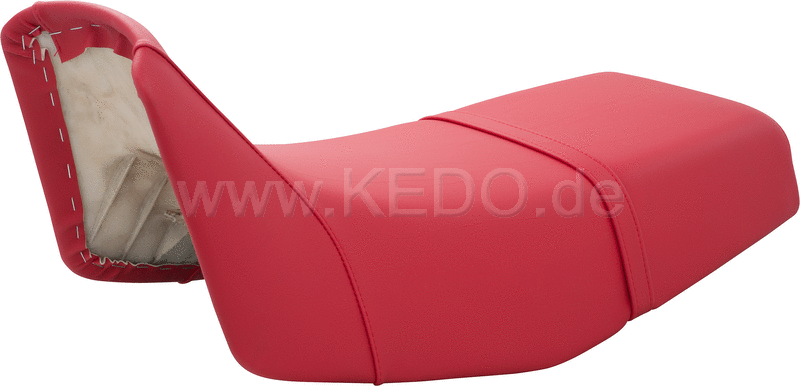 Kedo Seat Cover  red  grained surface + color similar to the original  OEM reference # 43F-24731-00  matching seat belt see item 31347R | 31346R
