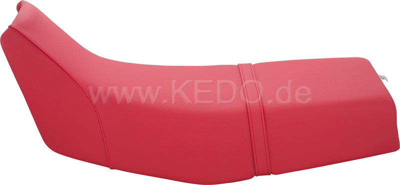 Kedo Seat Cover  red  grained surface + color similar to the original  OEM reference # 43F-24731-00  matching seat belt see item 31347R | 31346R