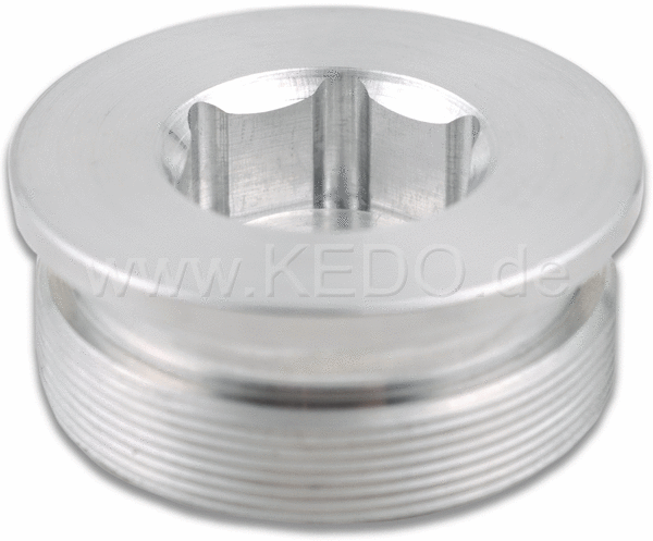 Kedo Aluminum Fork Top Nut  1 Piece (Allen Screw  without O-Ring) for modification / removing Air Support | 40047
