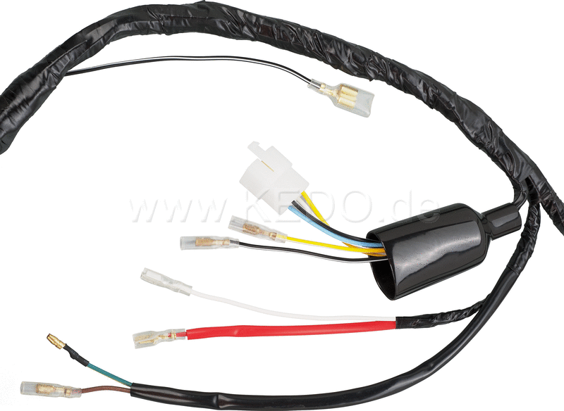 Kedo Replica wiring harness PLUS  crimped internal connections  including mating connectors set (Allows original connection on vehicle side if modified). | 40076-18