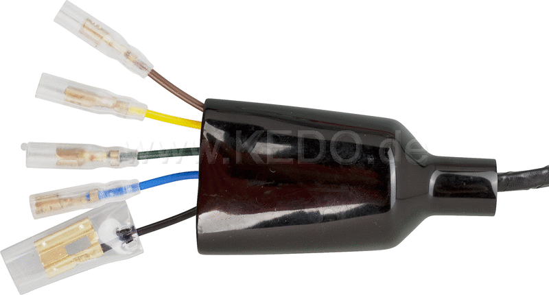 Kedo Replica wiring harness PLUS  crimped internal connections  including mating connectors set (Allows original connection on vehicle side if modified). | 40076-18