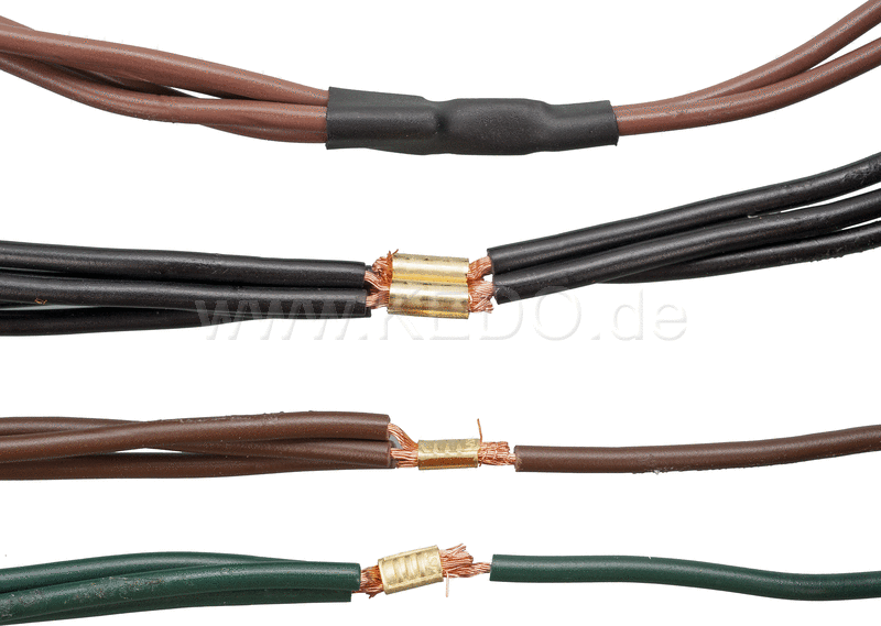 Kedo Replica wiring harness PLUS  crimped internal connections  including mating connectors set (Allows original connection on vehicle side if modified). | 40076-18