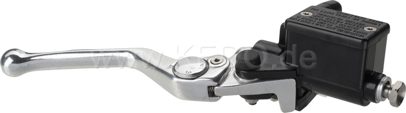 Kedo Replica Master Cylinder incl adjustable aluminum lever (4x)  stainless steel banjo bolt and brake switch (mirror clamp see item 40104) | 40128