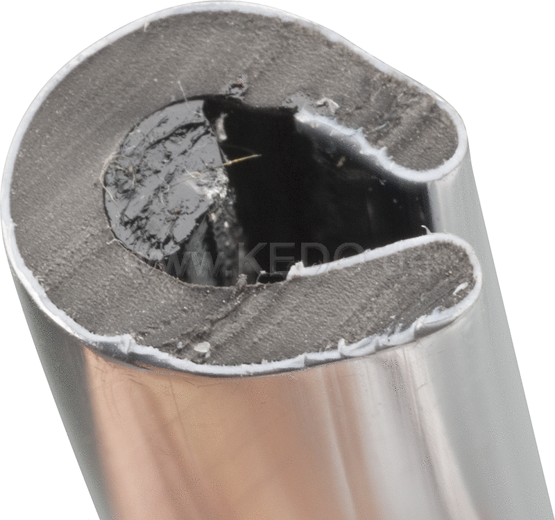 Kedo Edge Protector 7mm  Chrome  1 meter (Replica Fuel Tank Edge Protector)  OEM reference # 1E6-24189-00 | 40132