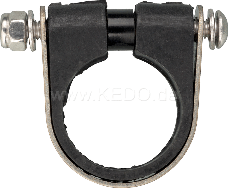 Kedo Handlebar Clamp 'Slim'  stainless steel  low-vibration  suitable for mounting additional accessories  E.G. speedometer  pilot lights | 40509