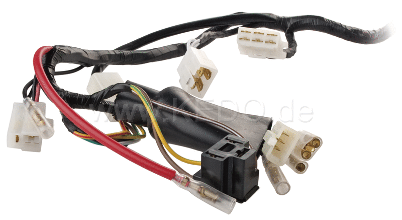 Kedo Replica Wiring Loom  HeavyDuty version  cable branches soldered or crimped  cotton sheathing with age-resistant rubber adhesive | 40541HD