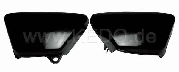Kedo Side Covers (pair) Left & Right (unpainted  black ABS) | 40637