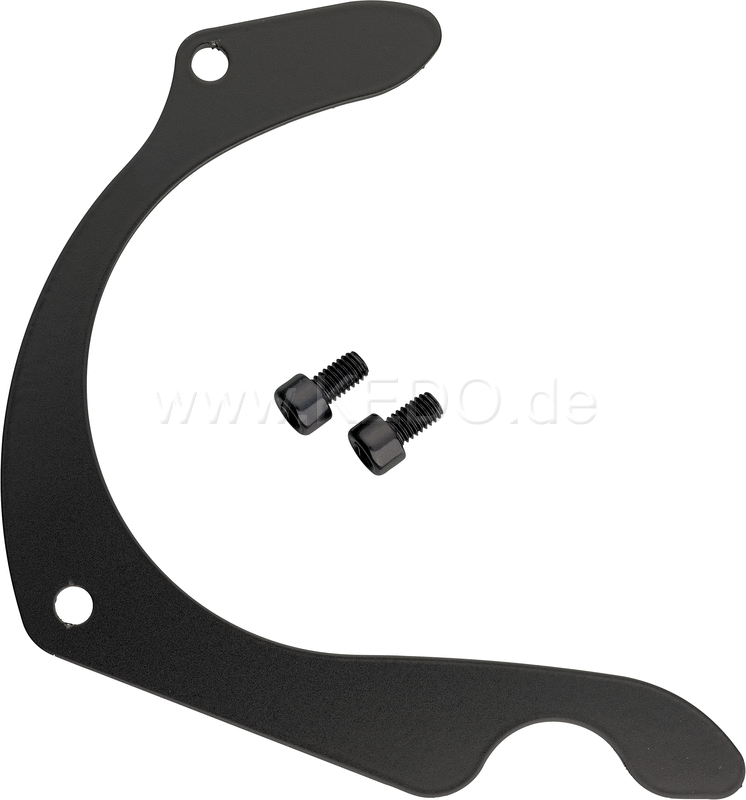 Kedo aluminum Chain Guide (Case Saver)  black powder coated  including black anodized aluminum bolts. | 40720