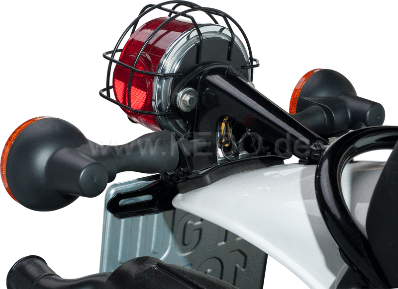 Kedo Taillight Grill 'Xcountry'  black coated  suitable for lens with and without lateral reflectors | 40798