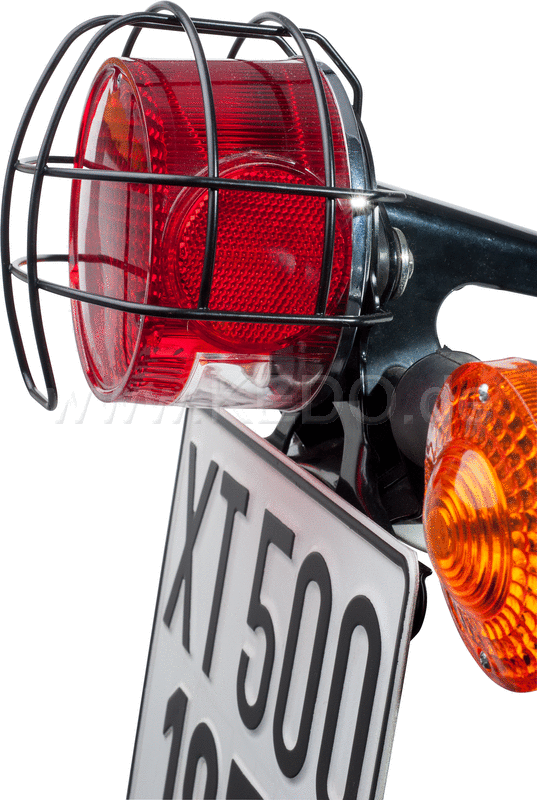 Kedo Taillight Grill 'Xcountry'  black coated  suitable for lens with and without lateral reflectors | 40798