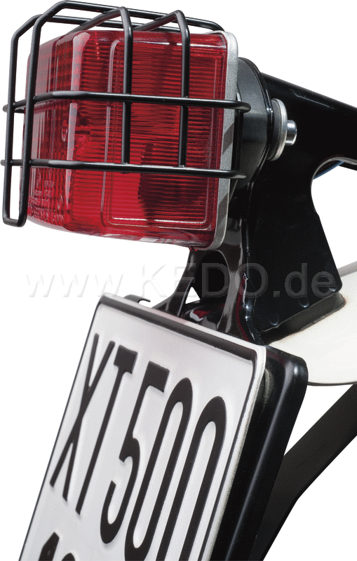 Kedo Taillight Grill 'Xcountry'  black coated  including mounting material. | 40799