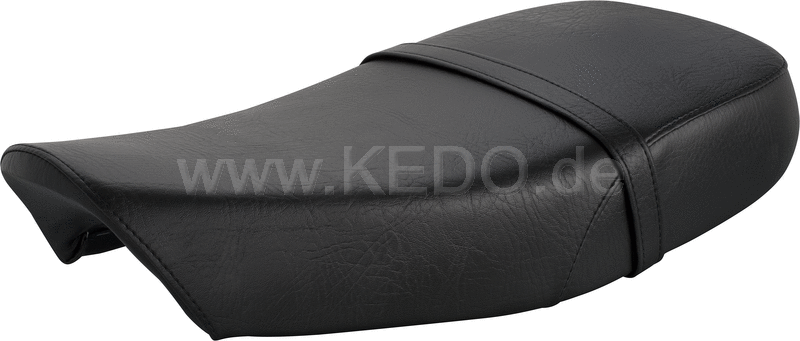 Kedo Seat 'Sporty'  black cover  ready-to-mount  including rear bracket 27153  length 55cm  incl passenger seat strap. | 40801