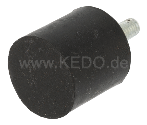 Kedo Rubber Buffer D25x25  M6x17mm Single Male thread (bump stop) | 40904