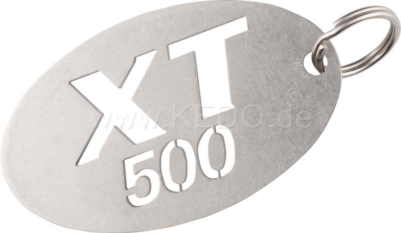 Kedo Key Fob with XT500 Logo  Stainless Steel | 40925