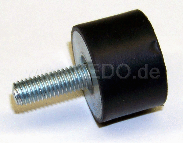 Kedo Rubber Buffer Diameter 30mm  height 20mm  M8x22mm Male / Female M8 thread | 41040