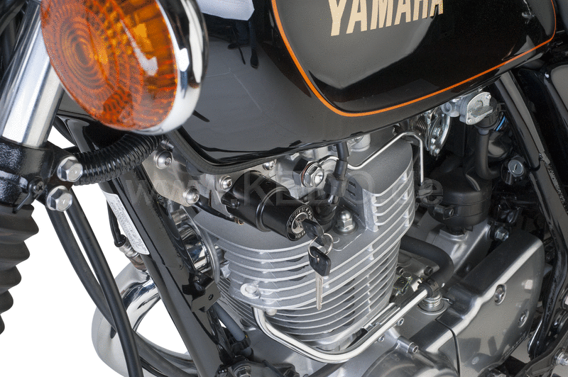 Kedo Main Switch Braket 'Brit Mount'  stainless steel  relocfates the main switch LH below the fuel tank  including mounting material. | 41289