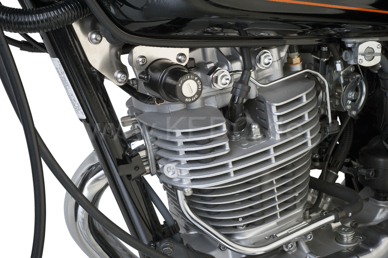 Kedo Main Switch Braket 'Brit Mount'  stainless steel  relocfates the main switch LH below the fuel tank  including mounting material. | 41289