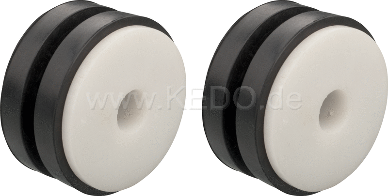 Kedo Headlight Mounting Kit  4x rubber  2x sleeve  for mounting the headlight on the headlight brackets (suitable for original metal and plastic headlights) | 41394