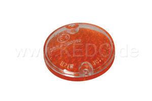 Kedo Indicator Lens for Arizona Indicators  1 piece (two-piece : amber glass with transparent cover) | 41578