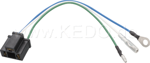 Kedo Adapter Cable for Connection of a flasher relay to XT500 Wiring Loom (. Suitable relay E.G. item 41246 (12V) respectively 41 014 (6V)) | 41598