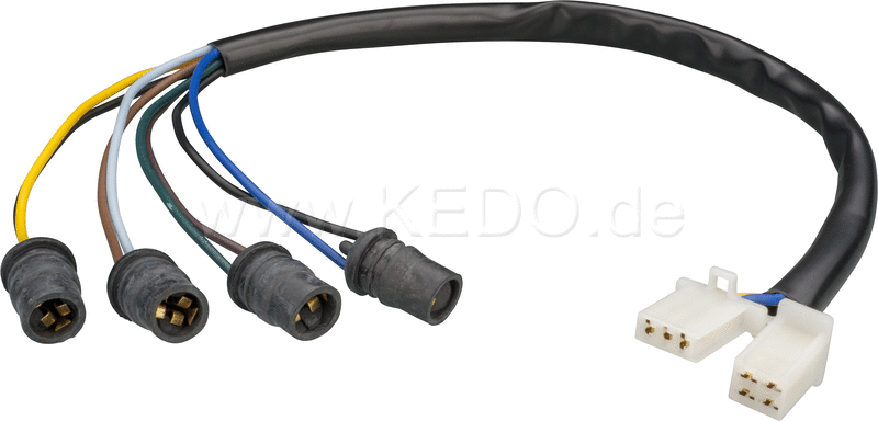 Kedo Tachometer Replica Wiring Loom without Bulbs (Glass Socket  Spare Bulbs see Item 40052 and 40058) | 41764