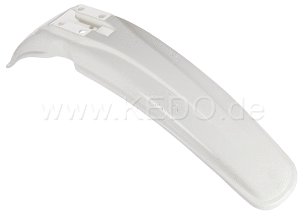 Kedo Replica Front Fender 'Clean White' (with standard mounting holes)  OEM Reference # 3H6-21511-00 | 50056RP