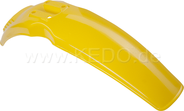Kedo Replica Front Fender 'Export'  'Competition Yellow'  with venting slots (OEM mounting holes for easy installation) | 50064