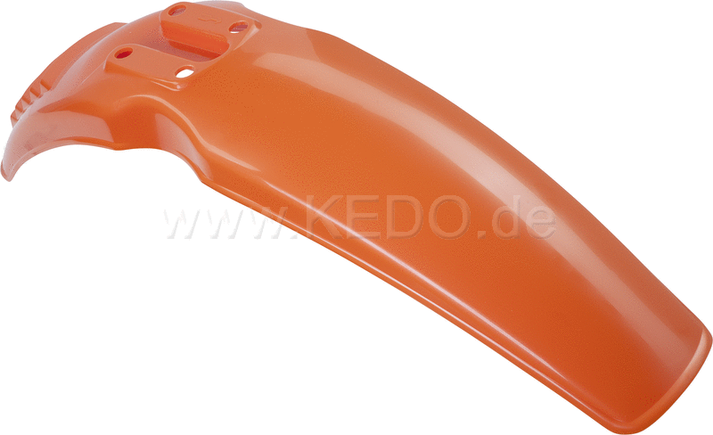 Kedo Replica Front Fender 'Export'  'El Toro Orange'  with venting slots (STD mounting holes for easy installation) | 50068