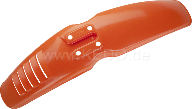 Kedo Replica Front Fender 'Export'  'El Toro Orange'  with venting slots (STD mounting holes for easy installation) | 50068