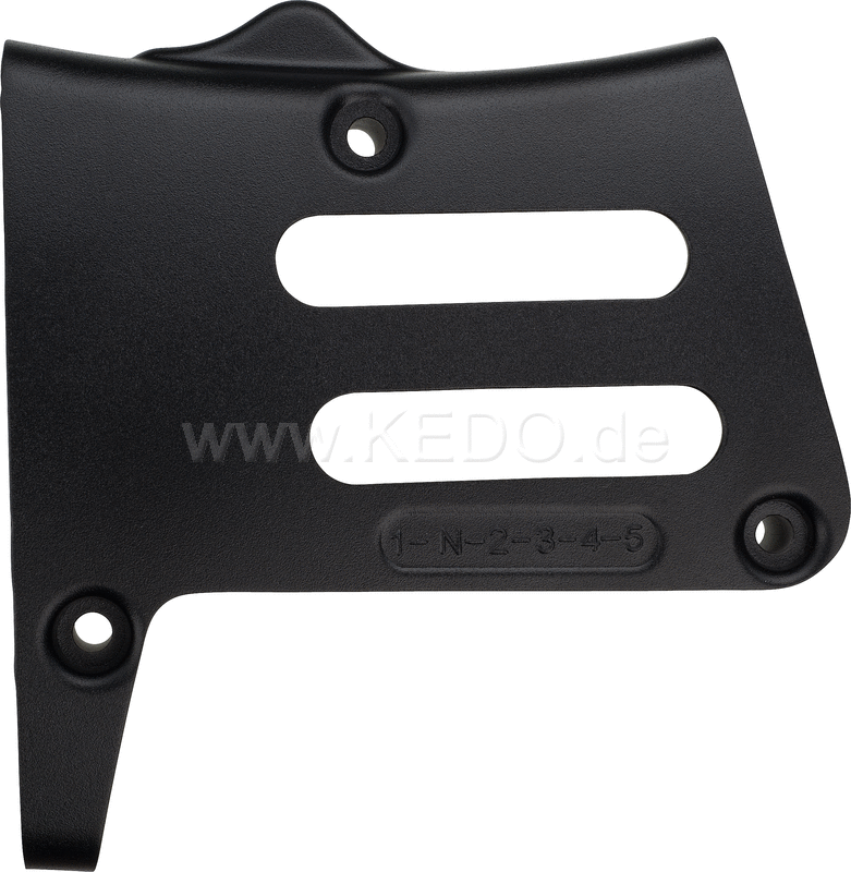 Kedo Mini' Front Sprocket Cover  Black Aluminum  Powder Coated | 50093S