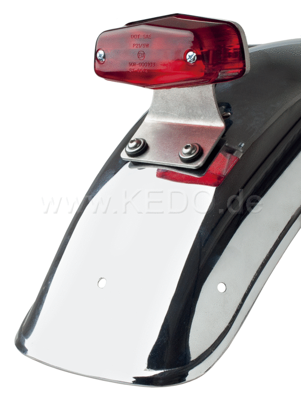 Kedo Taillight Bracket 'Pure'  suitable for Taillights Lucas Small Item 41233  Lucas Item 40613  Cateye Item 41220 (Bracket comes WITHOUT Taillight) | 50114