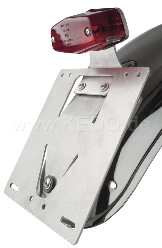 Kedo Taillight Bracket 'Pure'  suitable for Taillights Lucas Small Item 41233  Lucas Item 40613  Cateye Item 41220 (Bracket comes WITHOUT Taillight) | 50114