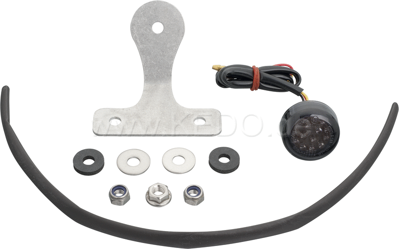 Kedo LED tail light 'DISC'  'E' approved  including aluminum bracket and mounting material. | 50118