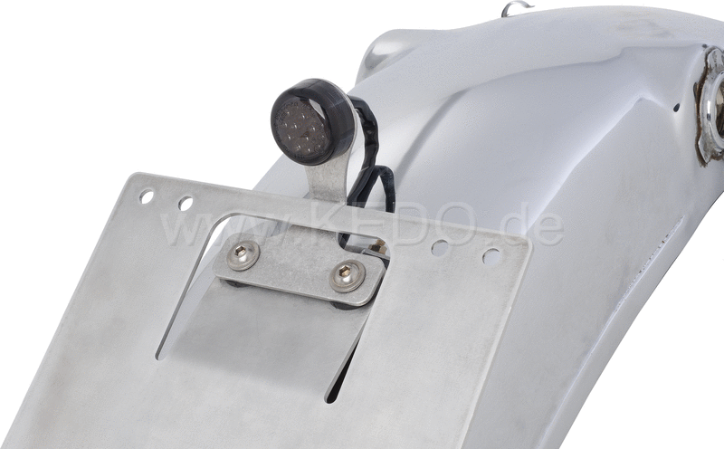 Kedo LED tail light 'DISC'  'E' approved  including aluminum bracket and mounting material. | 50118