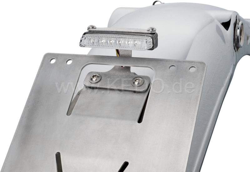 Kedo Tail light bracket 'MICRO'  suitable for tail light 41096/41097 + 41153 incl mounting material (WITHOUT tail light  license plate bracket) | 50126